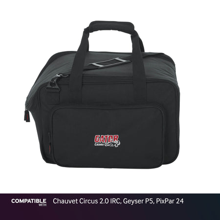 Gator Lighting Gig Bag for Chauvet Circus 2.0 IRC, Geyser P5, PixPar 24