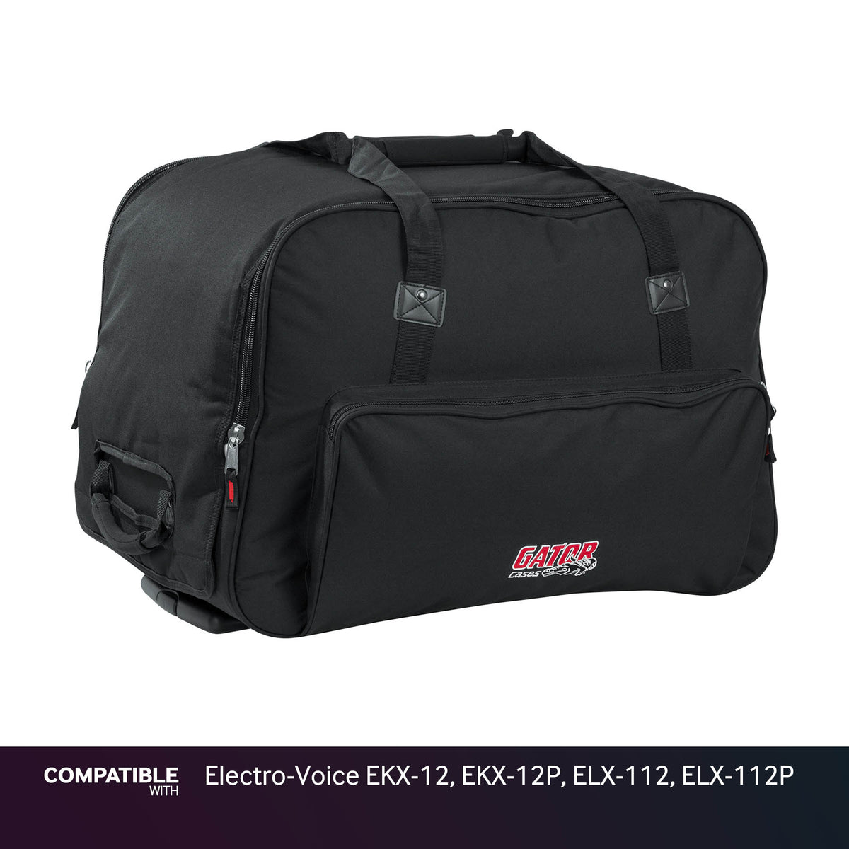 Gator Rolling Speaker Bag for Electro-Voice EKX-12, EKX-12P, ELX-112, ELX-112P