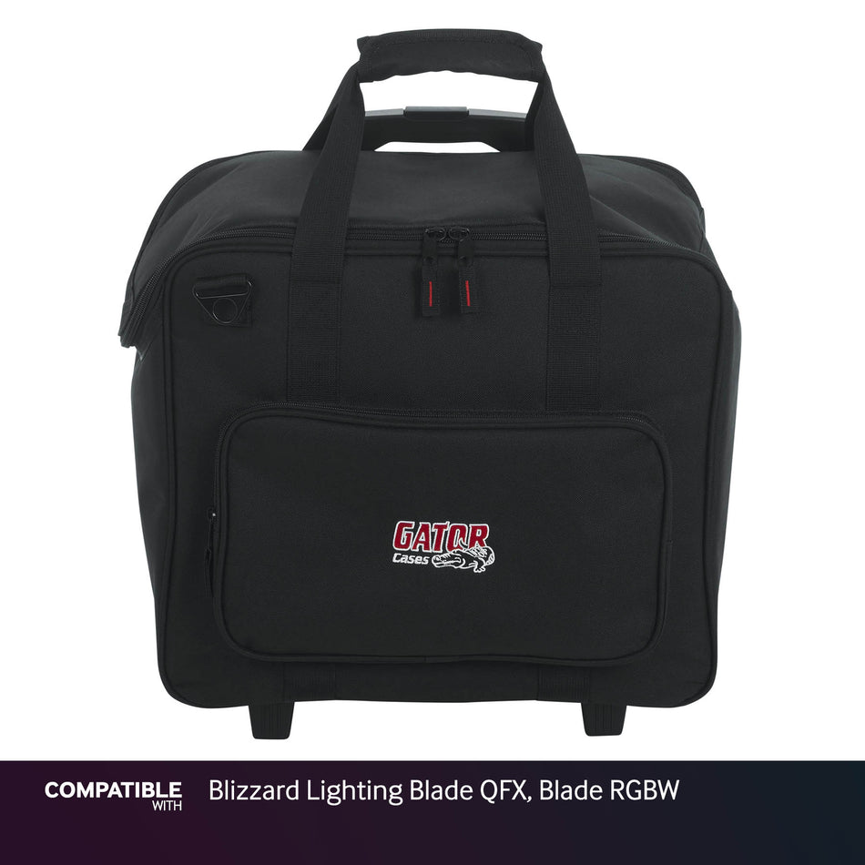 Gator Lighting Gig Bag with Wheels for Blizzard Lighting Blade QFX, Blade RGBW