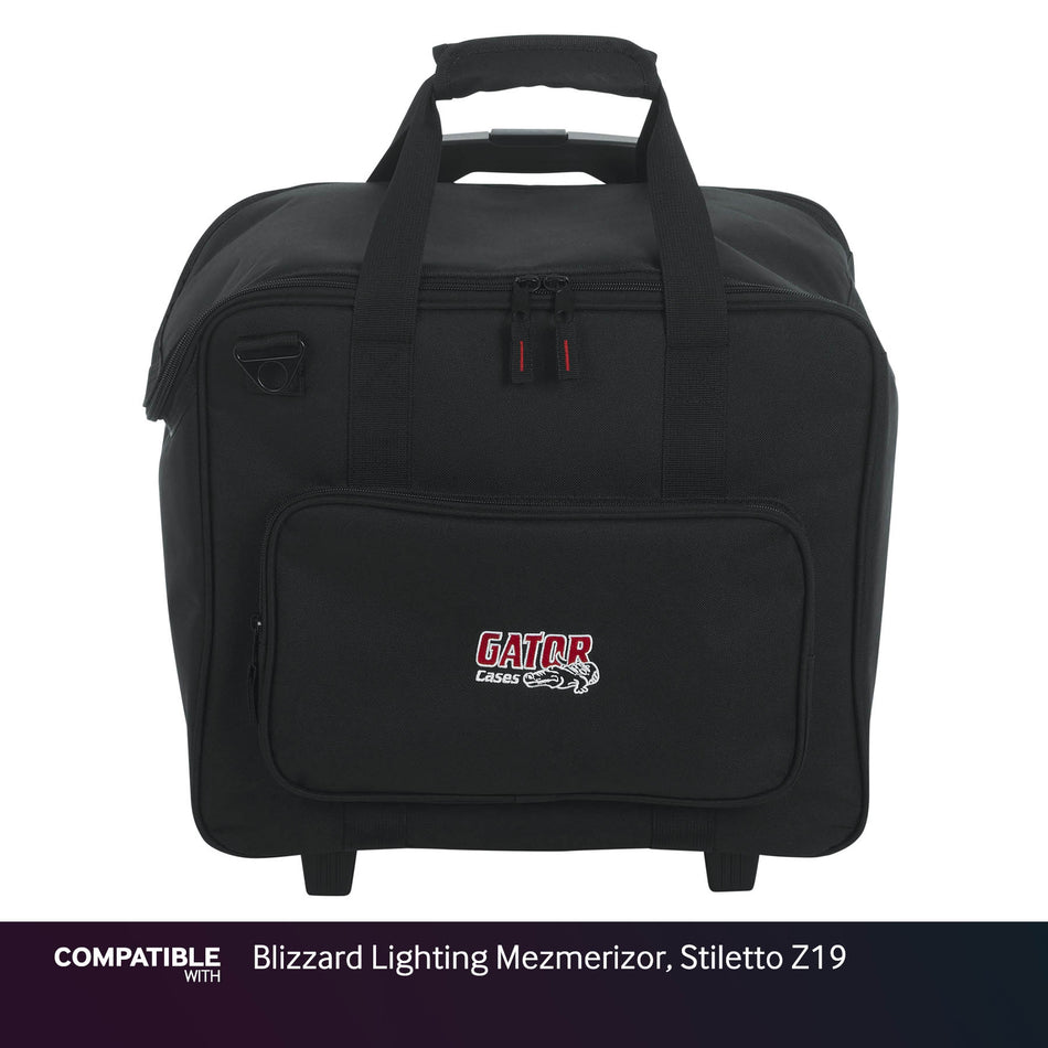 Gator Lighting Gig Bag with Wheels for Blizzard Lighting Mezmerizor, Stiletto Z19