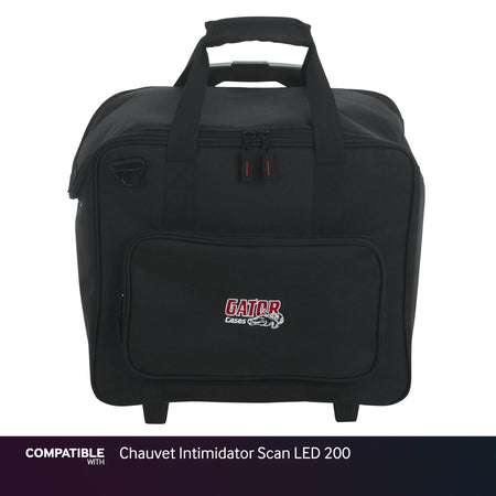 Gator Lighting Gig Bag with Wheels for Chauvet Intimidator Scan LED 200