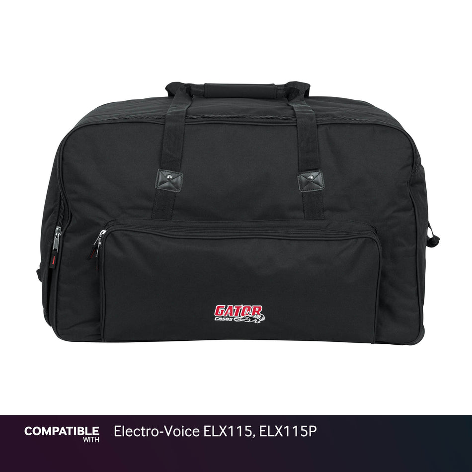 Gator Rolling Speaker Bag for Electro-Voice ELX115, ELX115P