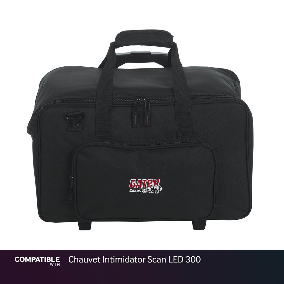 Gator Lighting Gig Bag with Wheels for Chauvet Intimidator Scan LED 300