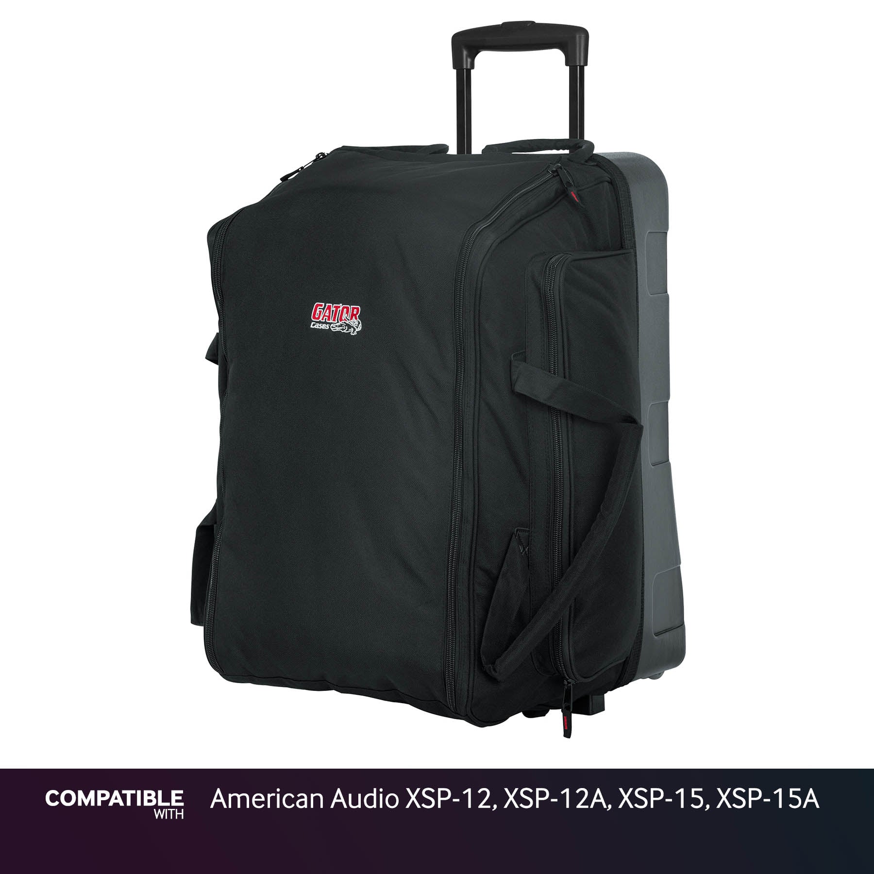 Gator Reinforced Wheeled Speaker Bag for American Audio XSP-12, XSP-12A, XSP-15, XSP-15A