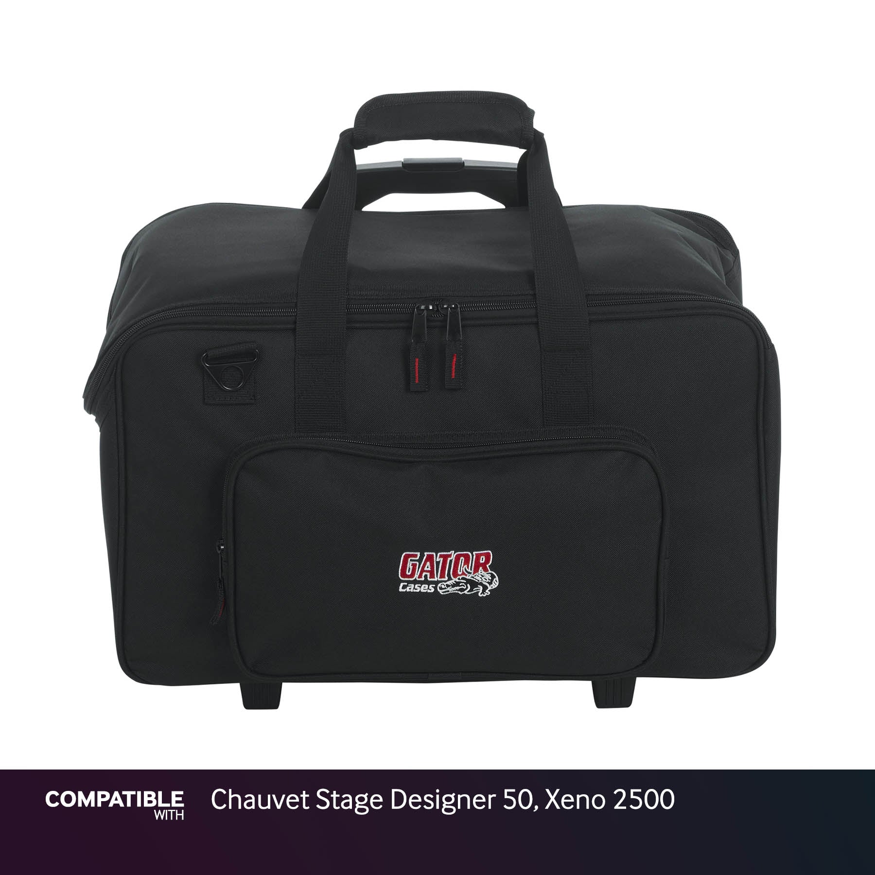 Gator Lighting Gig Bag with Wheels for Chauvet Stage Designer 50, Xeno 2500