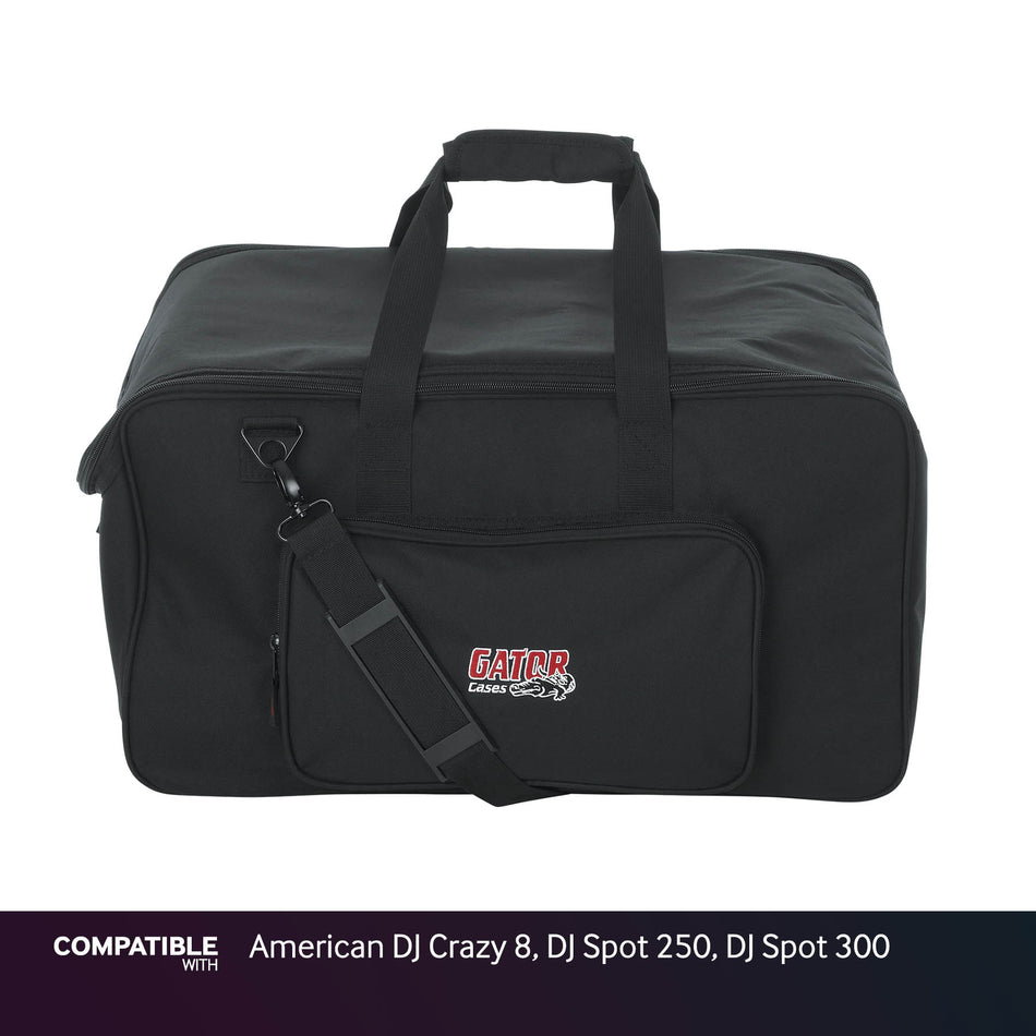 Gator Lighting Gig Bag for American DJ Crazy 8, DJ Spot 250, DJ Spot 300