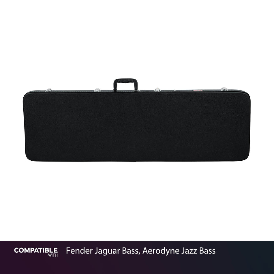 Gator Wood Case for Fender Jaguar Bass, Aerodyne Jazz Bass