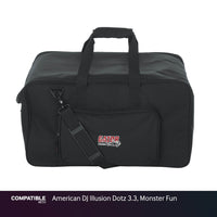 Gator Lighting Gig Bag for American DJ Illusion Dotz 3.3, Monster Fun