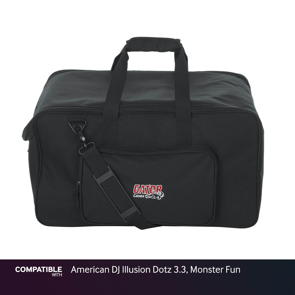 Gator Lighting Gig Bag for American DJ Illusion Dotz 3.3, Monster Fun