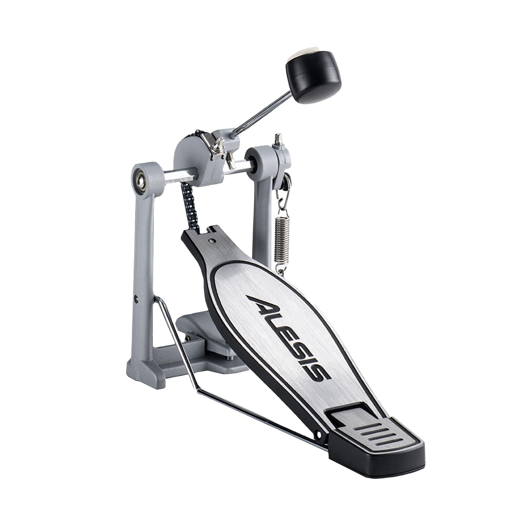 Alesis Gray Chain Drive Bass/Kick Single Pedal for Nitro Max, Nitro Pro Electronic Drum Kits