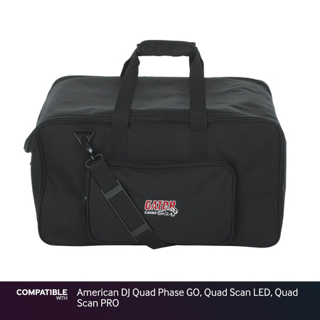 Gator Lighting Gig Bag for American DJ Quad Phase GO, Quad Scan LED, Quad Scan PRO