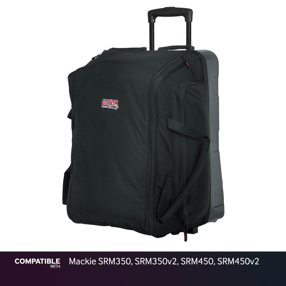 Gator Reinforced Wheeled Speaker Bag for Mackie SRM350, SRM350v2, SRM450, SRM450v2