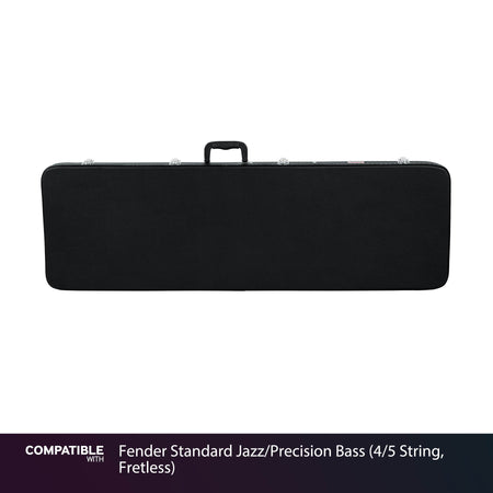 Gator Wood Case for Fender Standard Jazz/Precision Bass (4/5 String, Fretless)