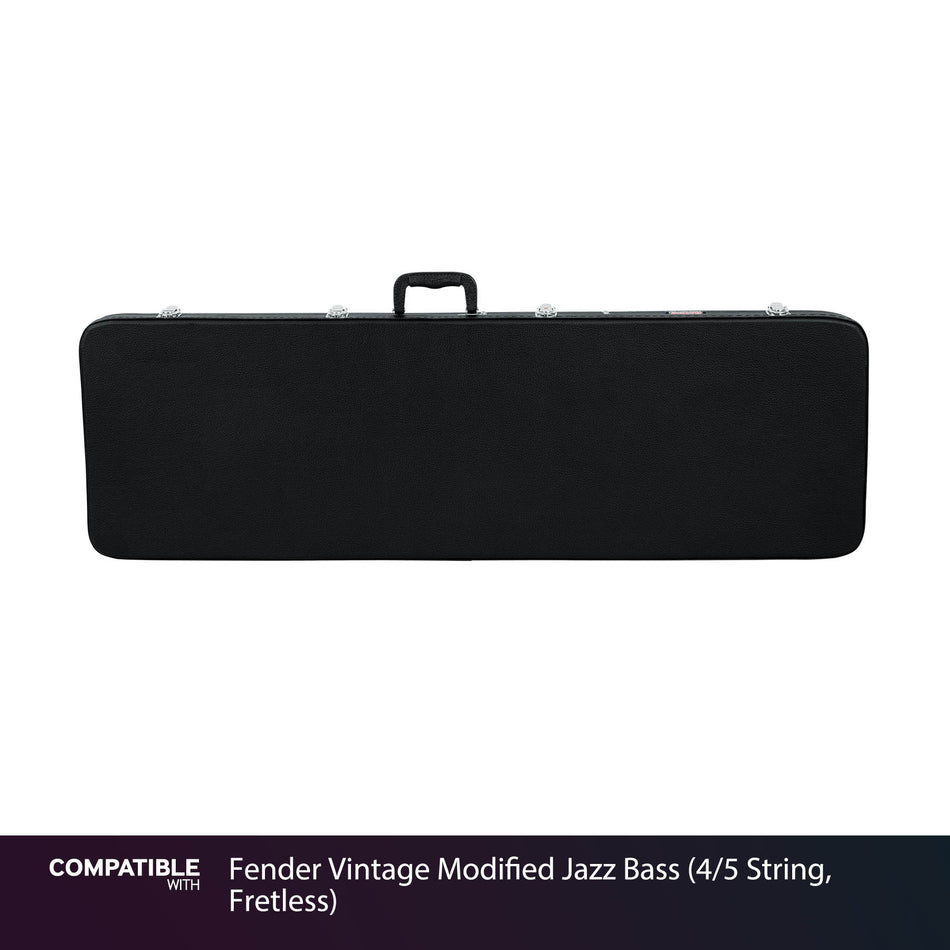 Gator Wood Case for Fender Vintage Modified Jazz Bass (4/5 String, Fretless)