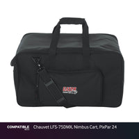 Gator Lighting Gig Bag for Chauvet LFS-75DMX, Nimbus Cart, PixPar 24