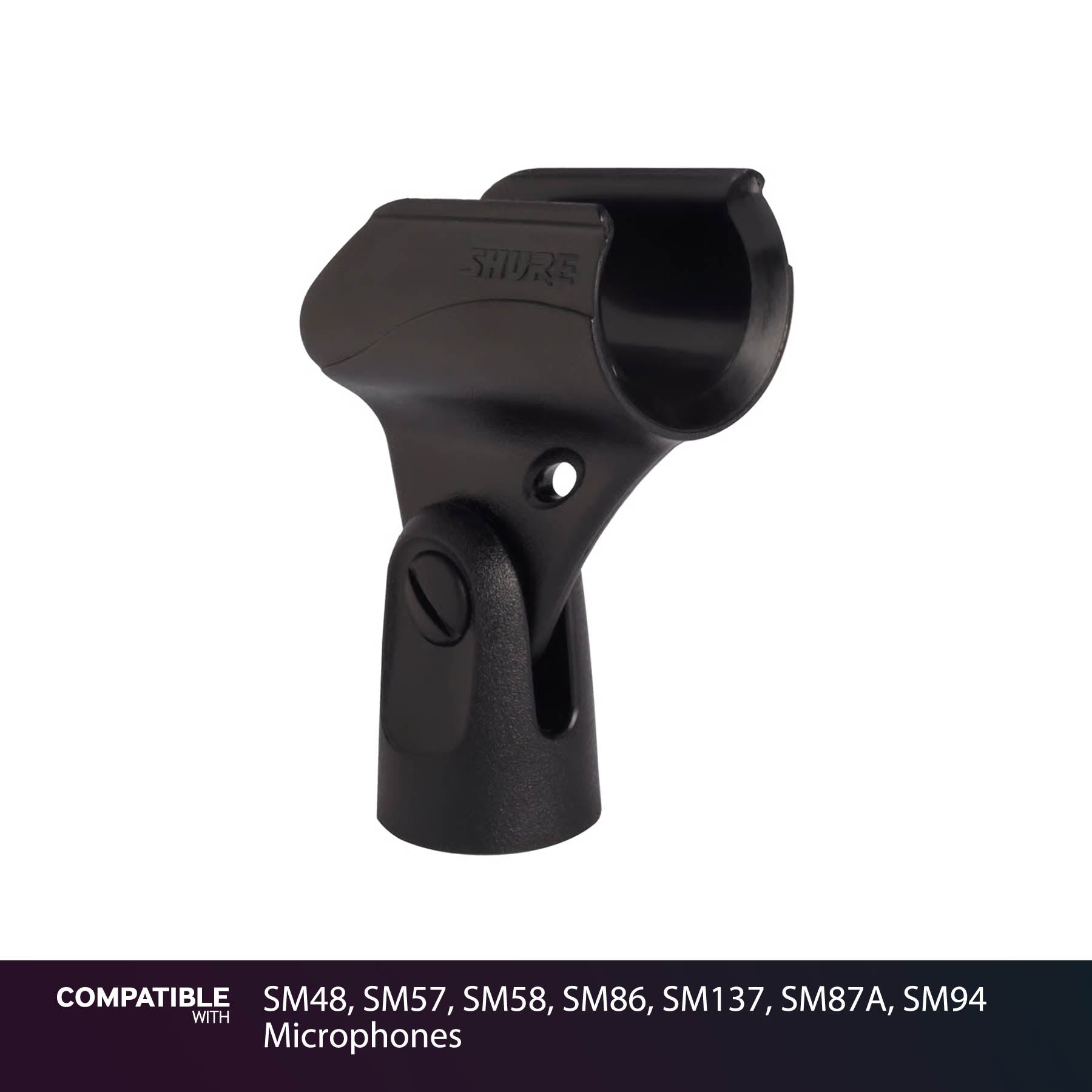 Shure Mic Clip for SM48, SM57, SM58, SM86, SM137, SM87A, SM94 Microphones