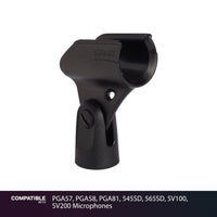 Shure Mic Clip for PGA57, PGA58, PGA81, 545SD, 565SD, SV100, SV200 Microphones