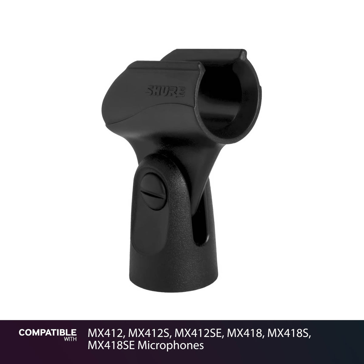 Shure Mic Clip for MX412, MX412S, MX412SE, MX418, MX418S, MX418SE Microphones