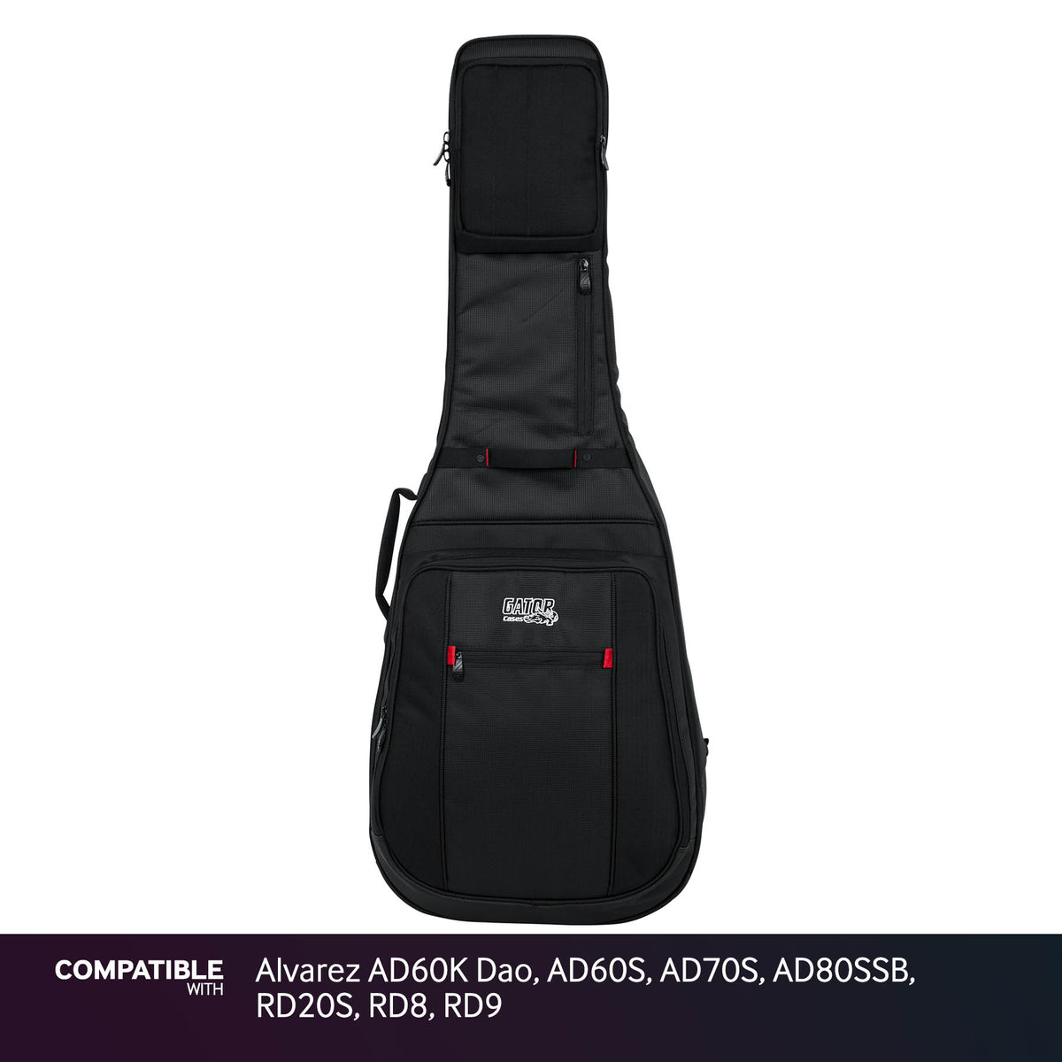 Gator Ultimate Gig Bag for Alvarez AD60K Dao, AD60S, AD70S, AD80SSB, RD20S, RD8, RD9