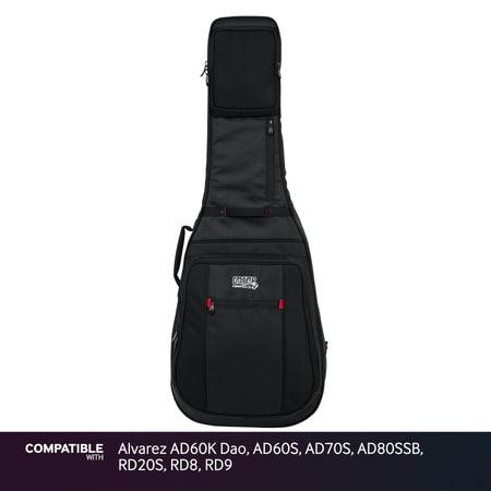 Gator Ultimate Gig Bag for Alvarez AD60K Dao, AD60S, AD70S, AD80SSB, RD20S, RD8, RD9