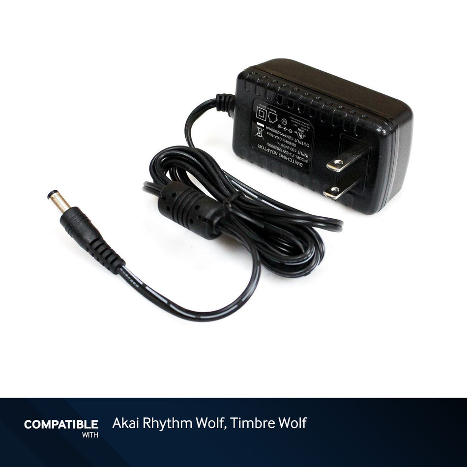 Akai Power Supply Adapter for Rhythm Wolf, Timbre Wolf