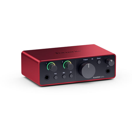 PreSonus E5 BT 5-inch Studio Monitors Bundle with Focusrite Scarlett Solo & TRS Cables