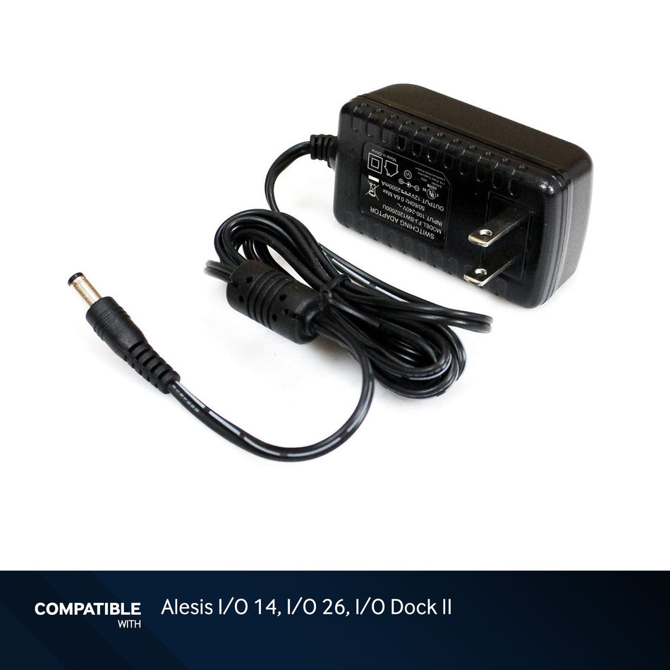 Alesis I/O 14, I/O 26, I/O Dock II Power Adapter
