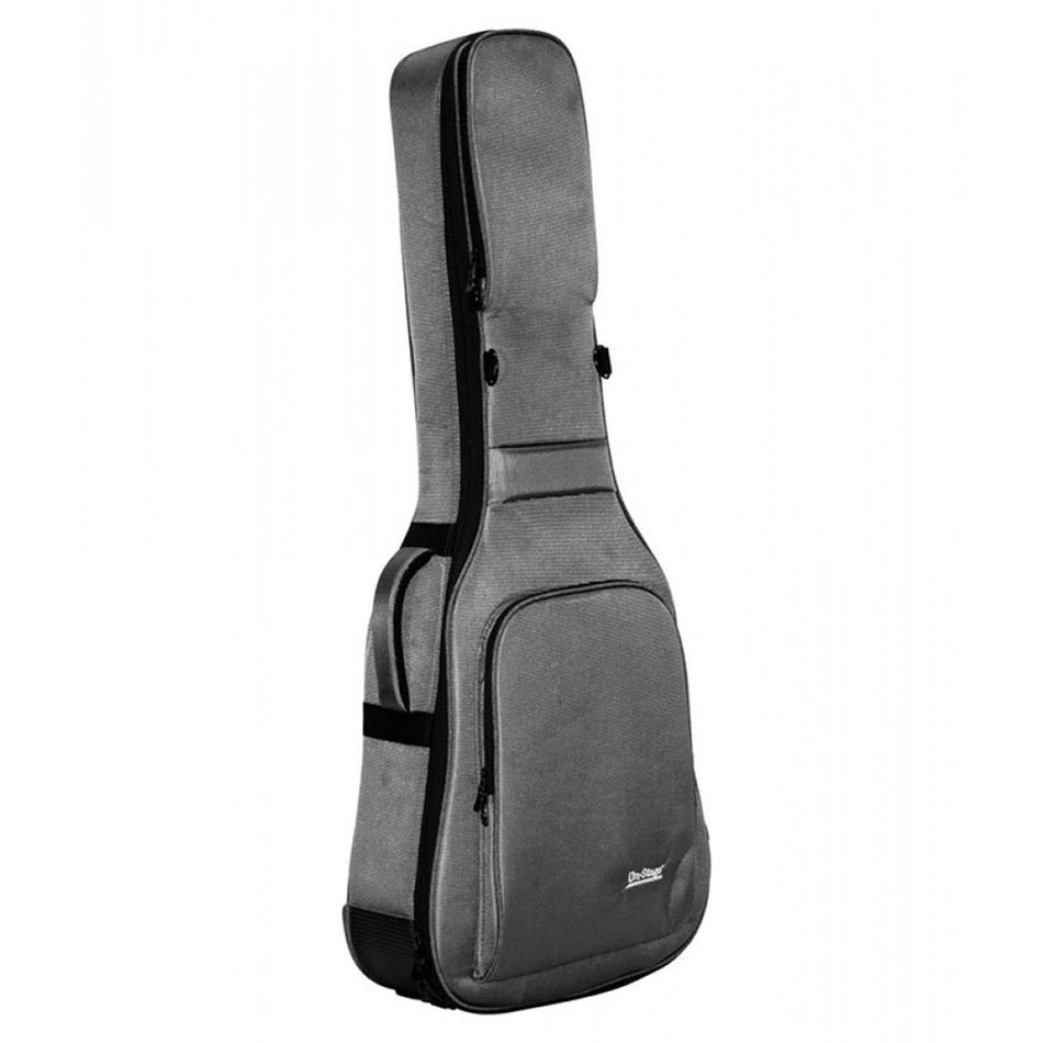 On-Stage GBC4990CG Gray Deluxe Padded Classical Guitar Gig Bag with Shoulder Straps