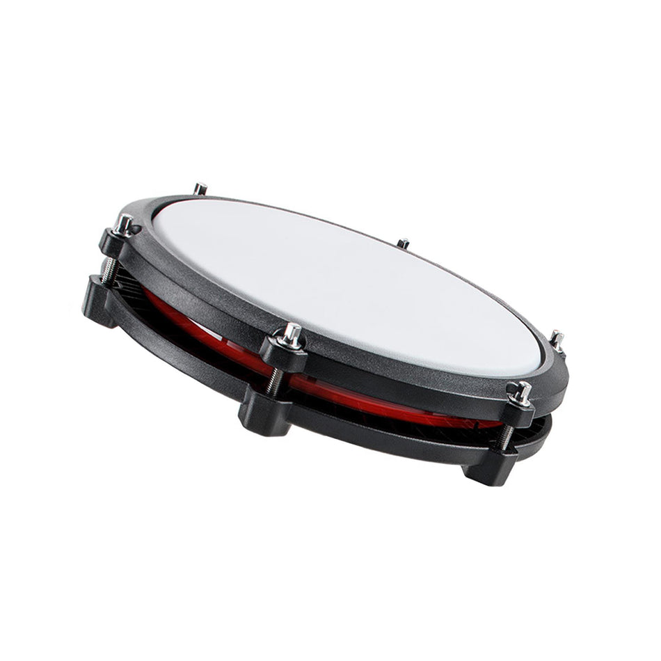 Alesis 8" Red Single-Zone Tom Drum Pad with White Mesh Head for Nitro Max Kit