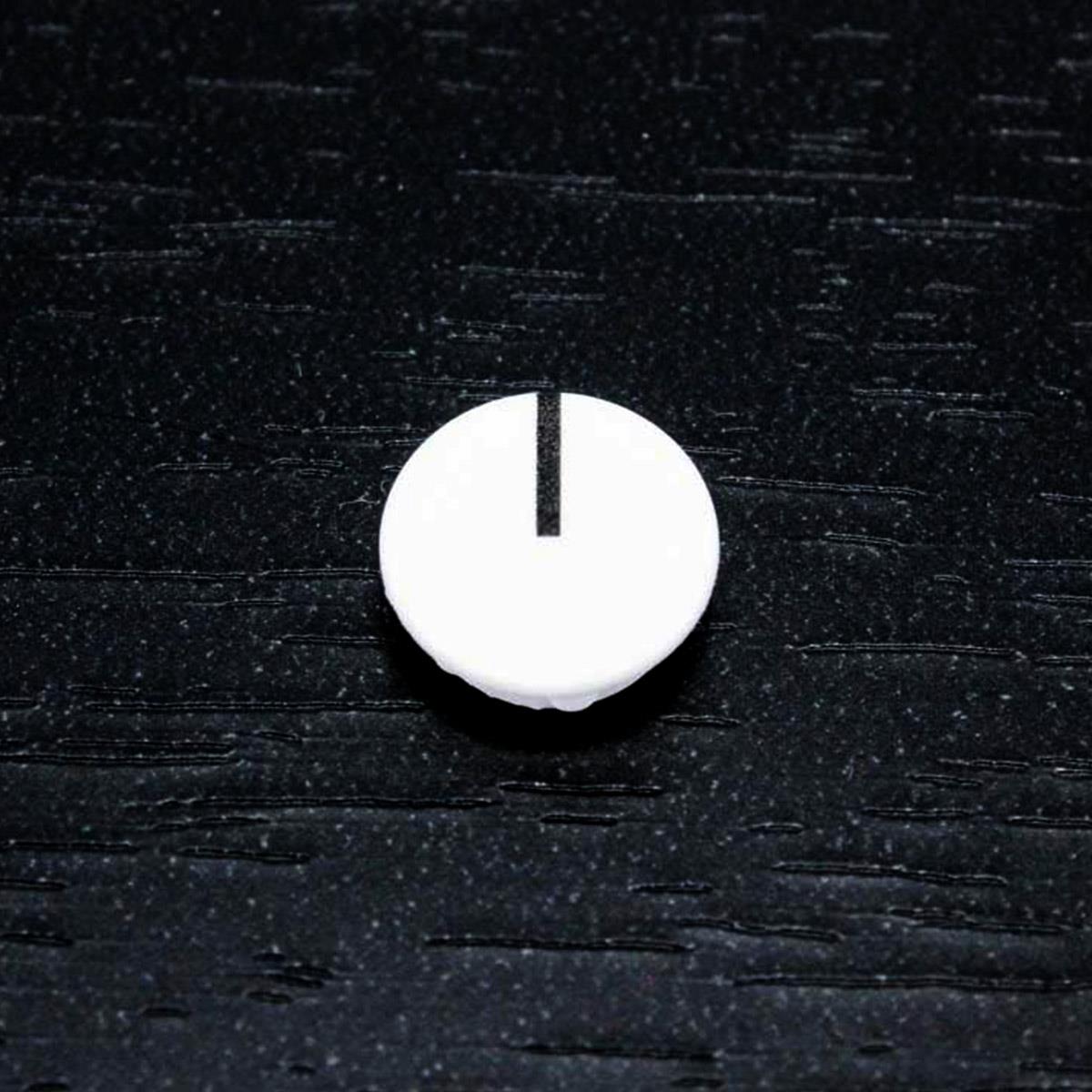 White Knob Cap with Line for DeltaLab Super Time Line ADM 512, ADM 2048