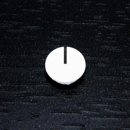 White Knob Cap with Line for DeltaLab Super Time Line ADM 512, ADM 2048