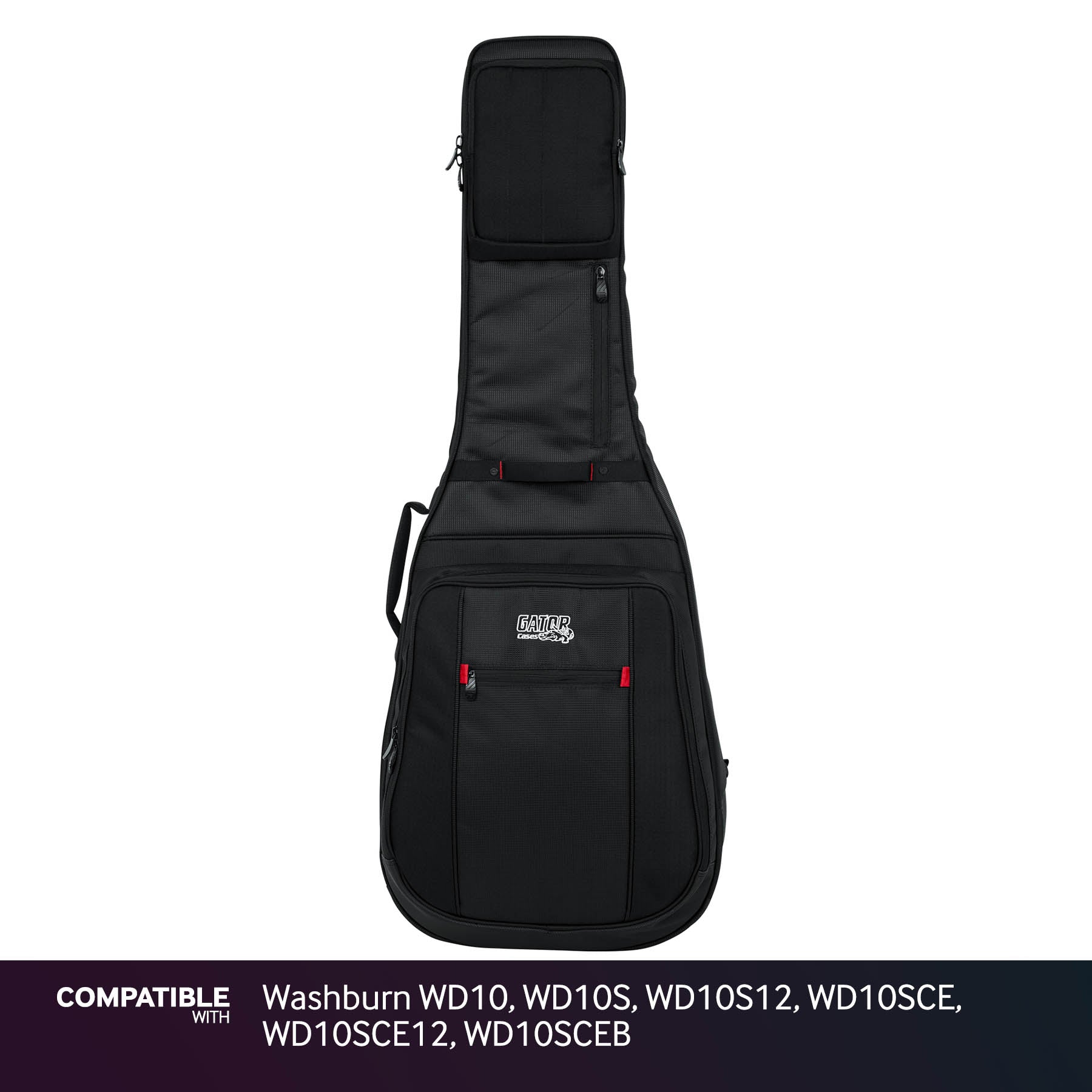 Gator Ultimate Gig Bag for Washburn WD10, WD10S, WD10S12, WD10SCE, WD10SCE12, WD10SCEB
