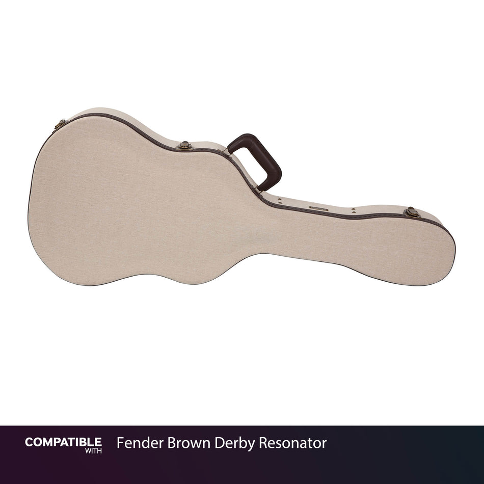 Gator Jouneyman Case for Fender Brown Derby Resonator