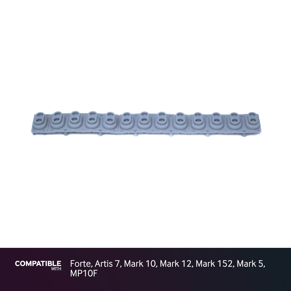 Kurzweil 13-note Key Contact Strip for Forte, Artis 7, Mark 10, Mark 12, Mark 152, Mark 5, MP10F