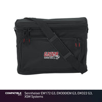 Gator Wireless Gig Bag for Sennheiser EW172 G3, EW300IEM G3, EW322 G3, XSW Systems