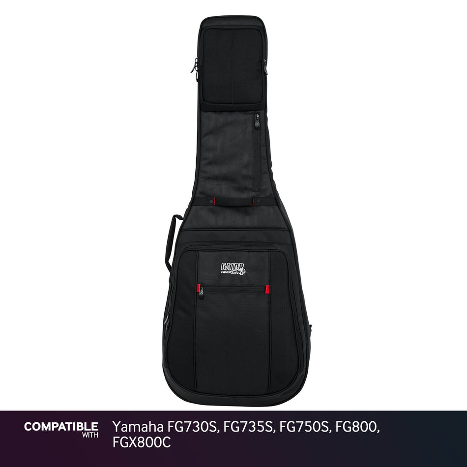 Gator Ultimate Gig Bag for Yamaha FG730S, FG735S, FG750S, FG800, FGX800C