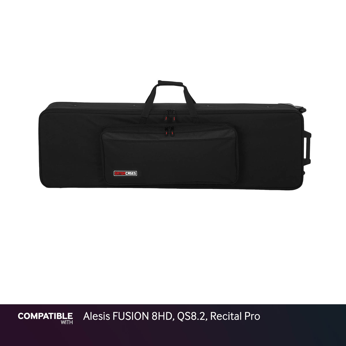 Gator Slim Keyboard Case for Alesis FUSION 8HD, QS8.2, Recital Pro