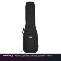 Gator Dual Ultimate Gig Bag for Warwick Corvette Standard, Standard Fretless