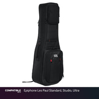 Gator Dual Ultimate Gig Bag for Epiphone Les Paul Standard, Studio, Ultra