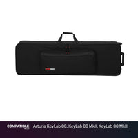 Gator Slim Keyboard Case for Arturia KeyLab 88, KeyLab 88 MkII, KeyLab 88 MkIII