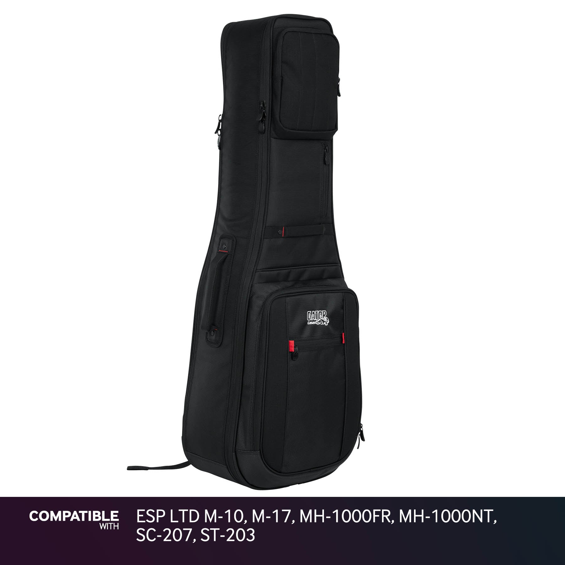 Gator Dual Ultimate Gig Bag for ESP LTD M-10, M-17, MH-1000FR, MH-1000NT, SC-207, ST-203