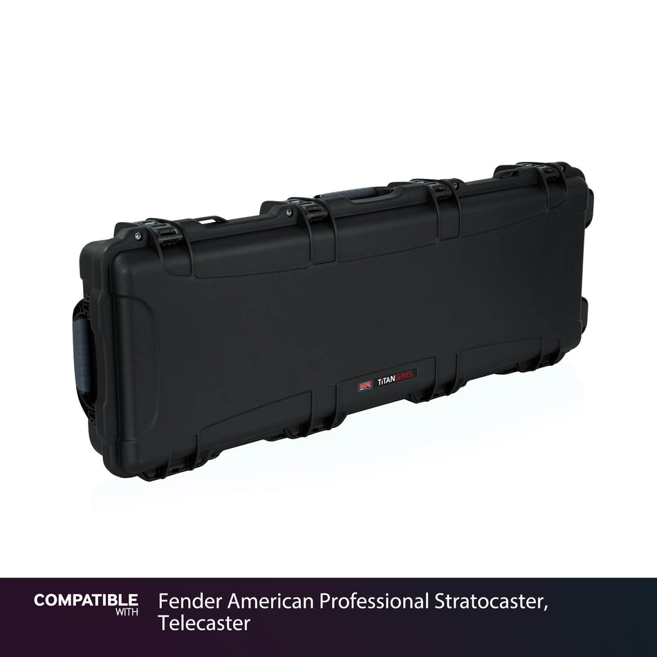 Gator Waterproof Case for Fender American Professional Stratocaster, Telecaster