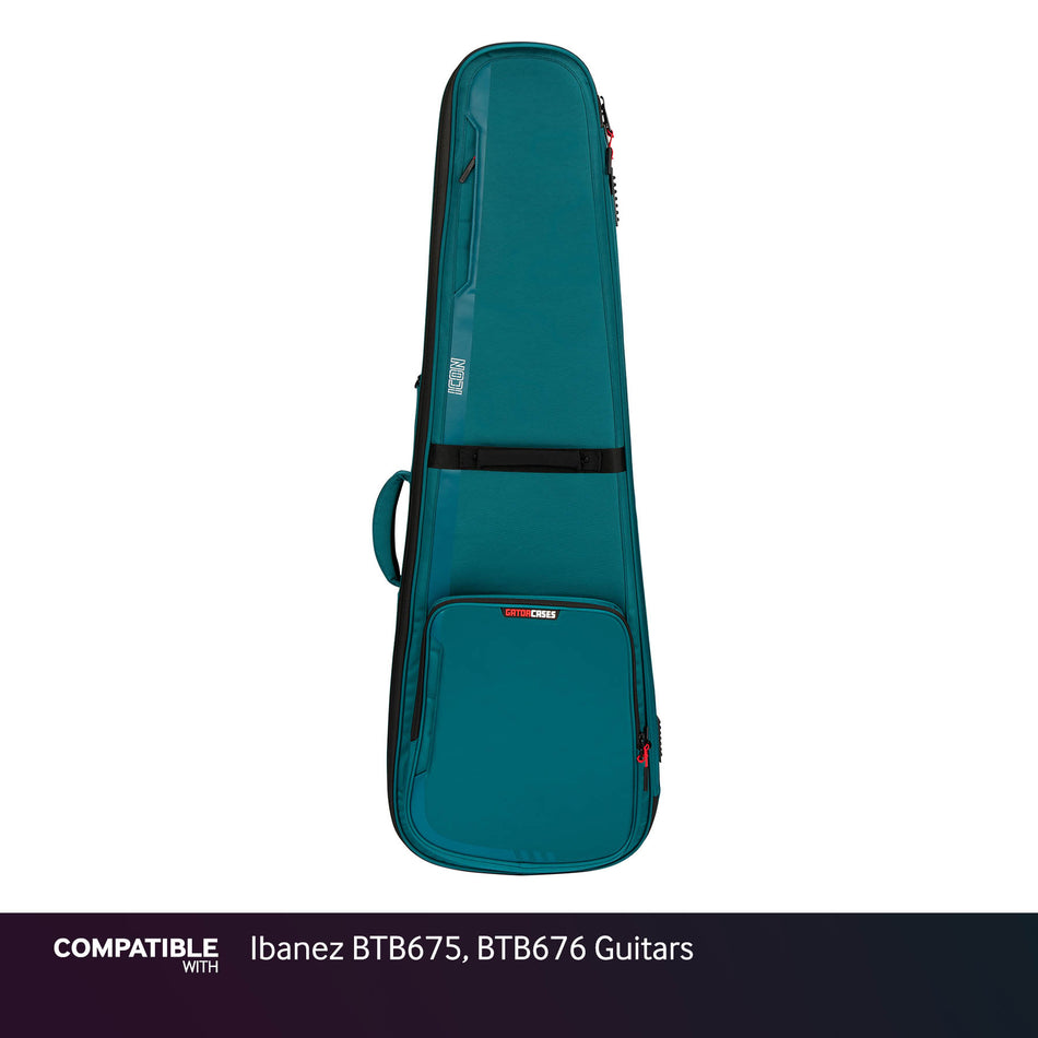 Gator Blue ICON Case for Ibanez BTB675, BTB676 Guitars