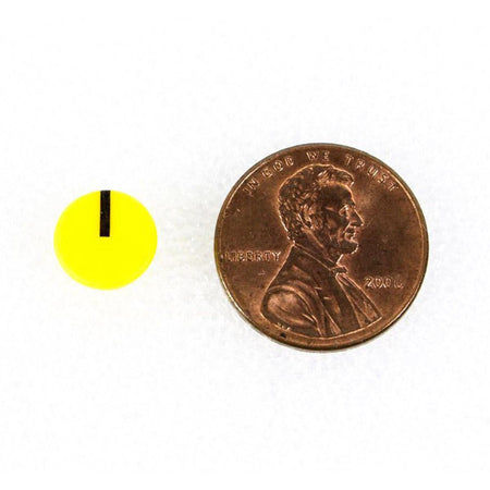 Yellow Knob Cap with White Indicator Line for DBX 520 500-Series Modules