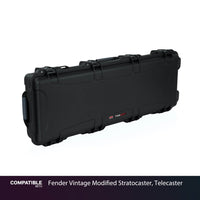 Gator Waterproof Case for Fender Vintage Modified Stratocaster, Telecaster