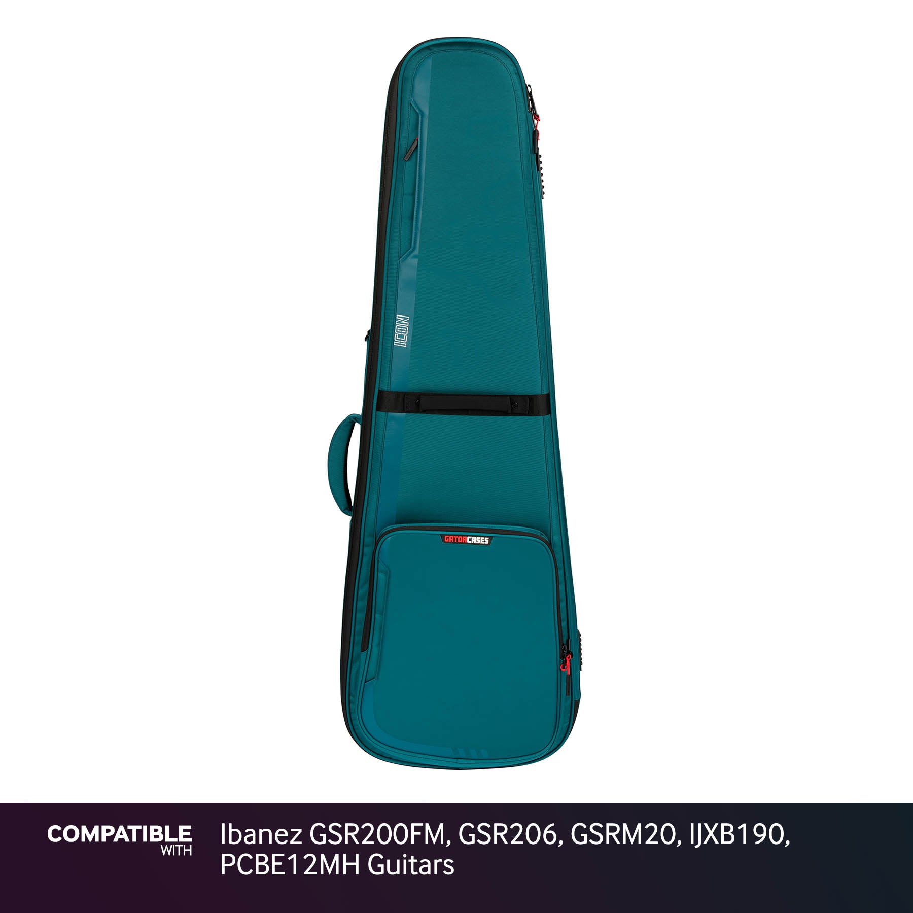 Gator Blue ICON Case for Ibanez GSR200FM, GSR206, GSRM20, IJXB190, PCBE12MH Guitars