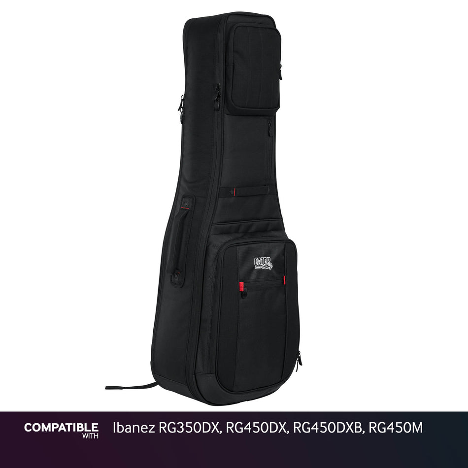 Gator Dual Ultimate Gig Bag for Ibanez RG350DX, RG450DX, RG450DXB, RG450M