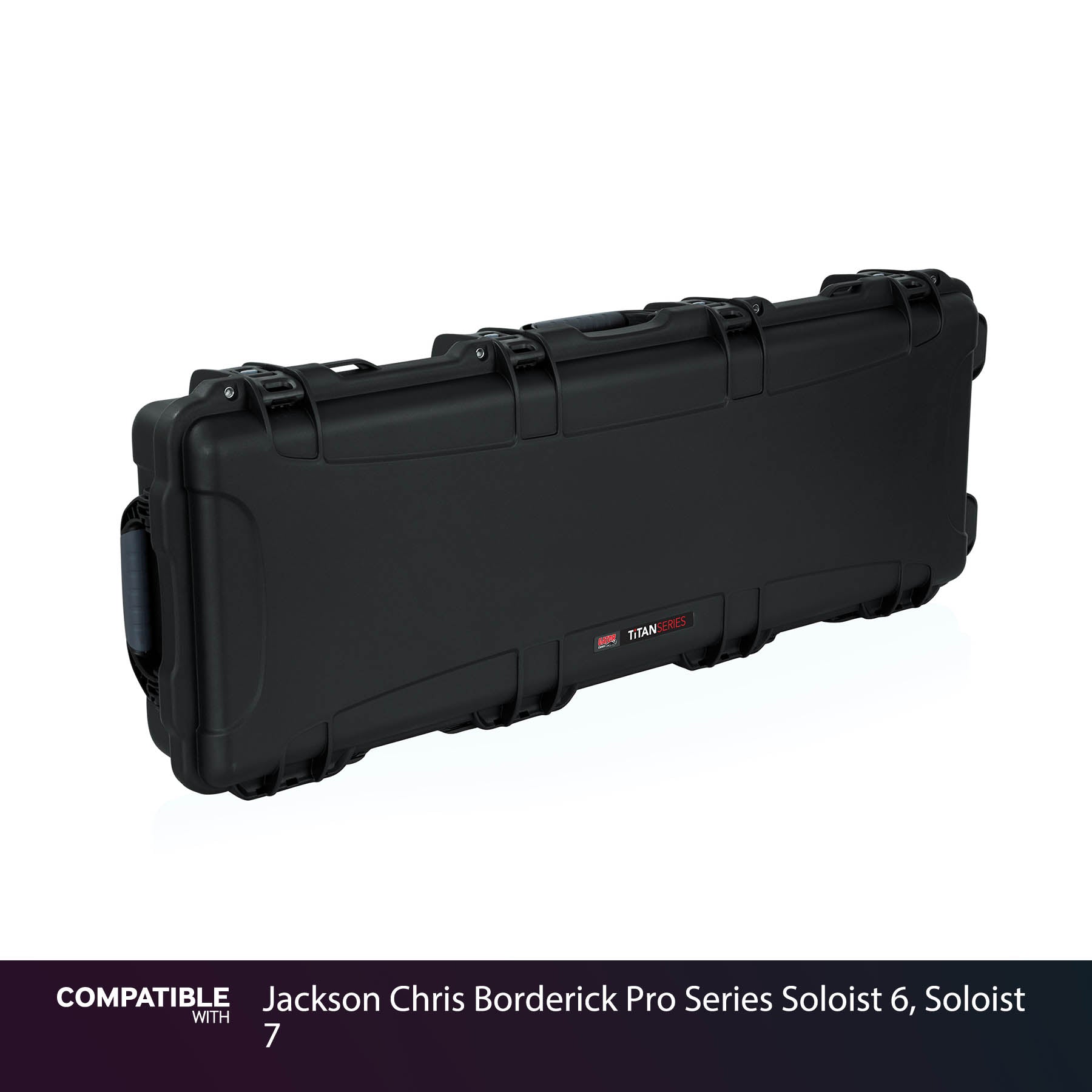Gator Waterproof Case for Jackson Chris Borderick Pro Series Soloist 6, Soloist 7