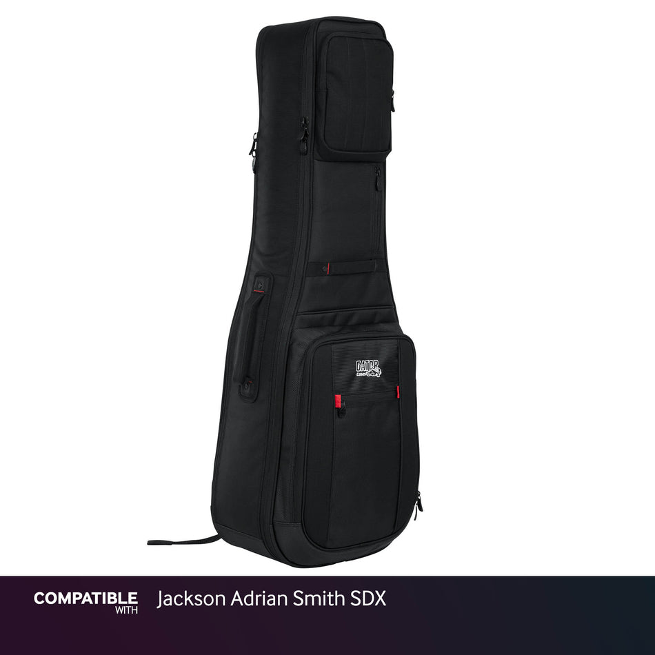 Gator Dual Ultimate Gig Bag for Jackson Adrian Smith SDX