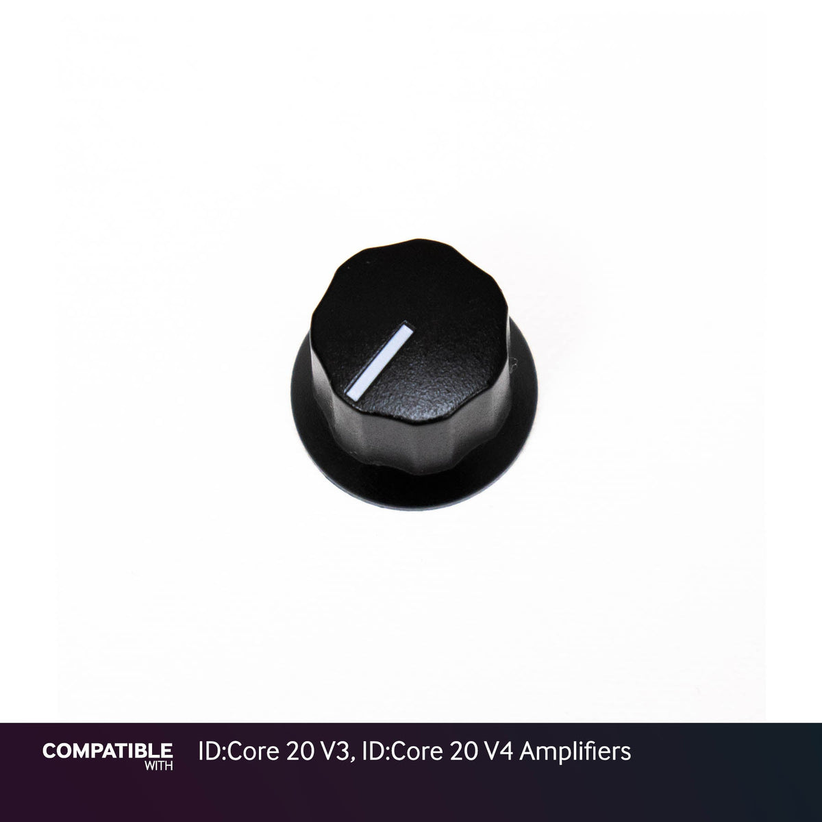 Blackstar Black Knob with Line for ID:Core 20 V3, ID:Core 20 V4 Amplifiers